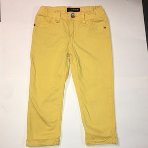 Girls Yellow Capris